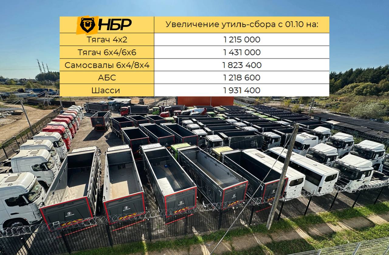 С 1 октября 2024 года начинается поэтапное увеличение утилизационного сбора на автомобили!