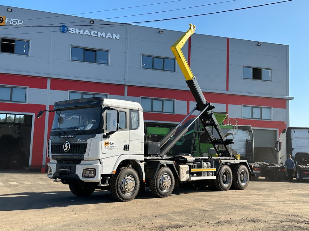 Крюковой погрузчик PALFINGER 8×4 SHACMAN SX33186V366
