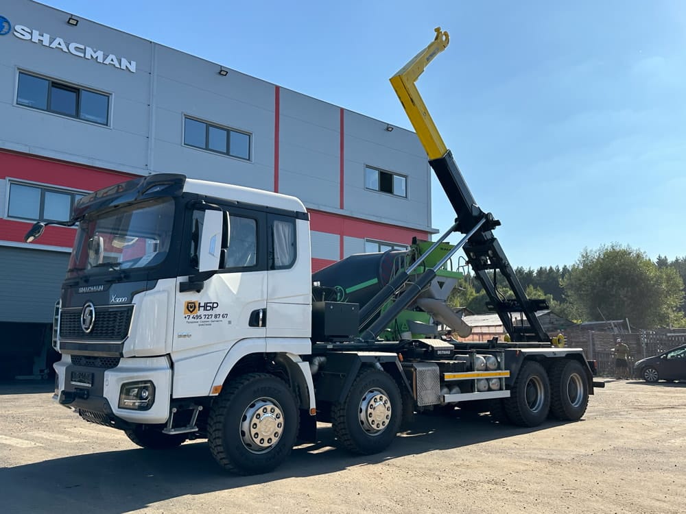 Крюковой погрузчик PALFINGER 8×4 SHACMAN SX33186V366