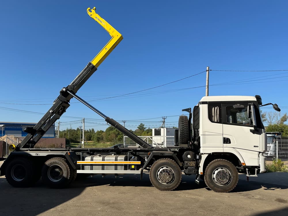 Крюковой погрузчик PALFINGER 8×4 SHACMAN SX33186V366